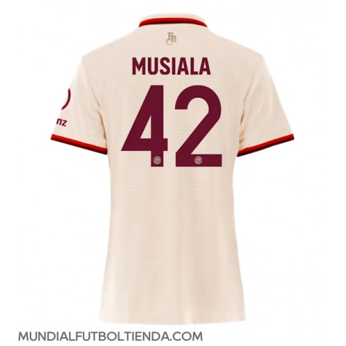 Camiseta Bayern Munich Jamal Musiala #42 Tercera Equipación Replica 2024-25 para mujer mangas cortas